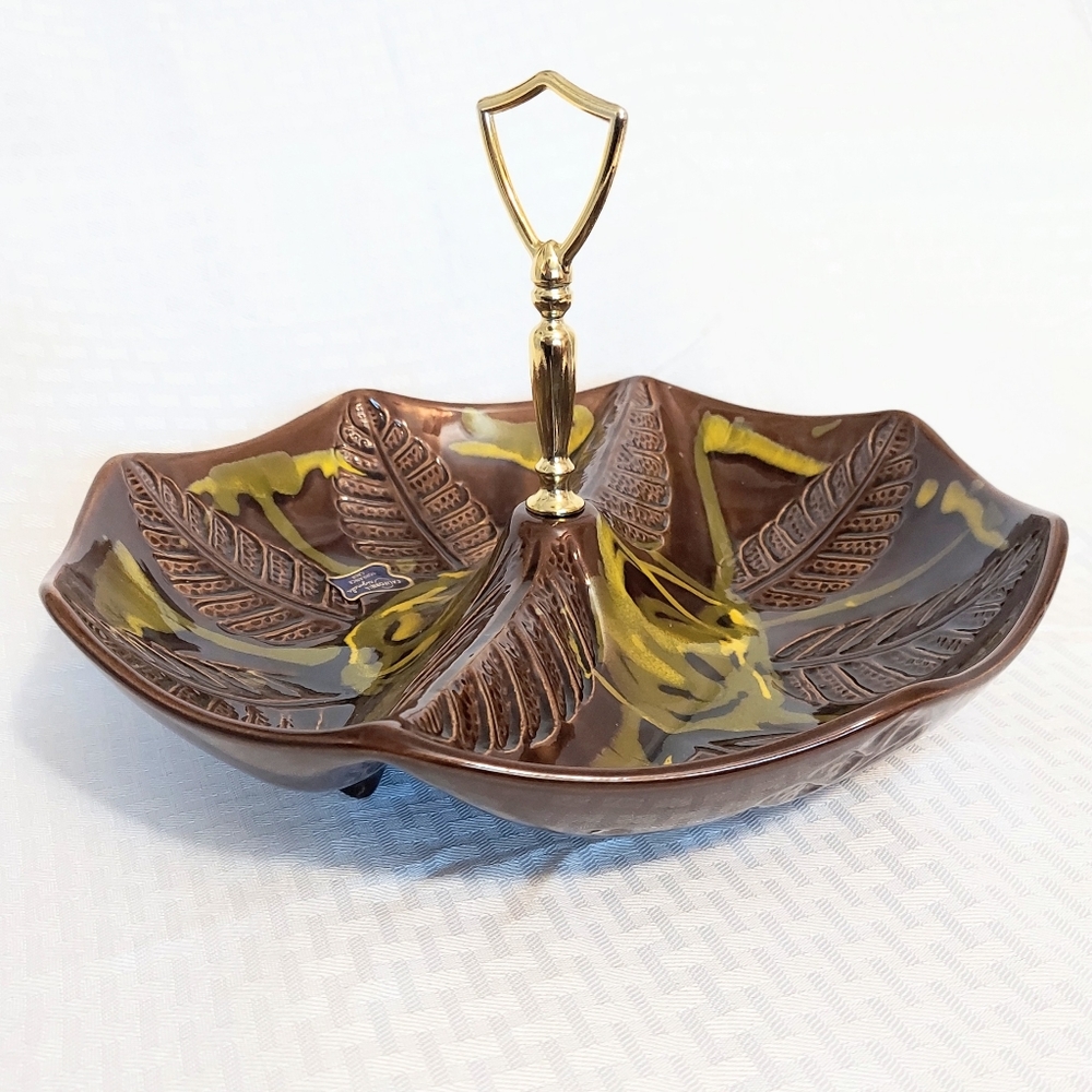 California Originals Pottery Divided Platter Glaze